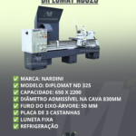 (vendido) Torno Nardini Diplomat ND-325